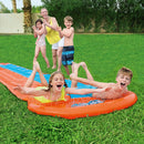 Inflatable Water Slip Slide Double Kids Splash Toy Outdoor Play 4.88M