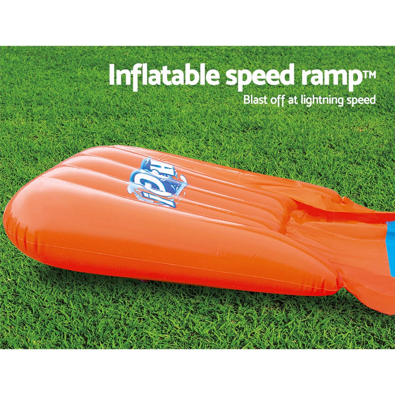 Inflatable Water Slip And Slide Single Kids Splash Toy Outdoor 5.49M
