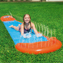 Inflatable Water Slip And Slide Single Kids Splash Toy Outdoor 5.49M