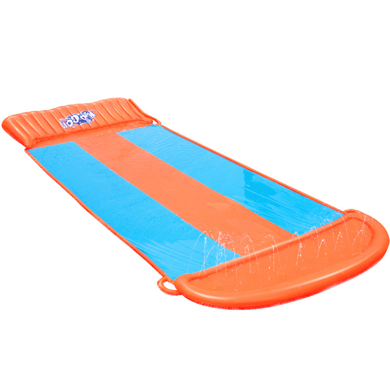 Triple Water Slip And Slide Kids Inflatable Splash Toy Outdoor 5.49M