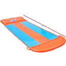 Triple Water Slip And Slide Kids Inflatable Splash Toy Outdoor 5.49M