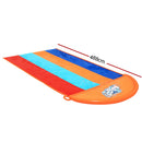 Water Slip And Slide Kids Inflatable Splash Toy Quadruple 4.88M