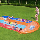 Water Slip And Slide Kids Inflatable Splash Toy Quadruple 4.88M