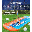 Water Slip And Slide Kids Inflatable Splash Toy Outdoor Triple 4.88M