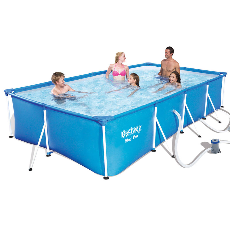 Rectangular Steel Frame Above Ground Swimming Pool