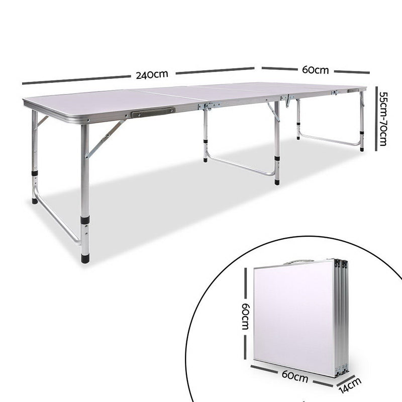 Portable Folding Camping Table 240cm