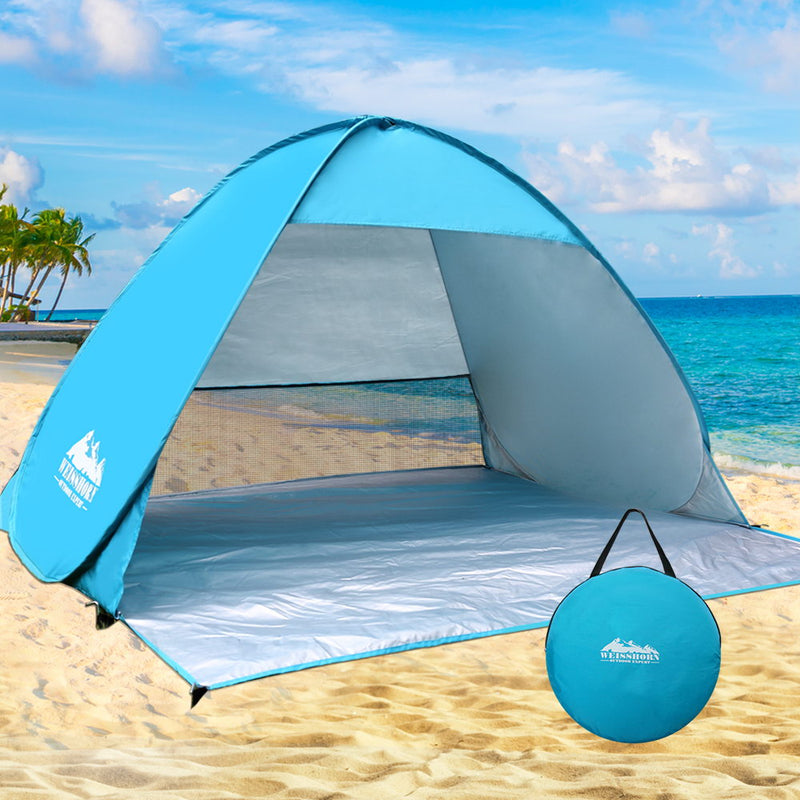 Weisshorn Pop Up Camping Tent Beach Hiking Sun Shade Shelter Fishing 3 Person