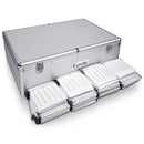 1000 Disc Aluminium Storage Box - Silver