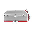 1000 Disc Aluminium Storage Box - Silver