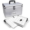 240 Disc Aluminium Storage Box - Silver