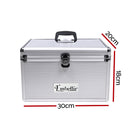 240 Disc Aluminium Storage Box - Silver