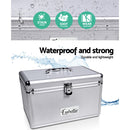 240 Disc Aluminium Storage Box - Silver
