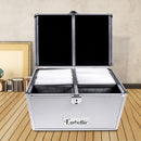 240 Disc Aluminium Storage Box - Silver