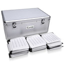 500 Disc Aluminium Storage Box - Silver