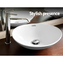 Ceramic Oval Sink Bowl - White
