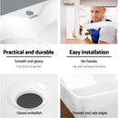 Ceramic Rectangle Sink Bowl - White