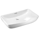 Ceramic Rectangle Sink Bowl - White