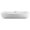 Ceramic Rectangle Sink Bowl - White