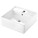 Ceramic Rectangle Sink Bowl - White