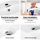 Ceramic Rectangle Sink Bowl - White