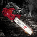 25CC Commercial Petrol Chainsaw - Red & Black