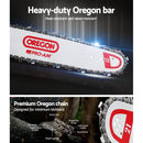 62cc Commercial Petrol Chainsaw 20 Oregon Bar E-Start Chains Saw Tree