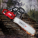 GIANTZ 52CC Petrol Commercial Chainsaw Chain Saw Bar E-Start Black