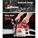 GIANTZ 75CC Petrol Commercial Chainsaw Chain Saw Bar E-Start Pruning
