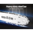 Giantz Chainsaw Chainsaws 10” Oregon Petrol Cordless 25cc Top Handle Chains Saw