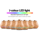 DEVANTi Aroma Diffuser Air Humidifier Light Wood Grain 400ml
