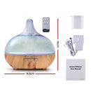 DEVANTI Aroma Aromatherapy Diffuser 3D LED Night Light Firework Air Humidifier Purifier 400ml Remote Control