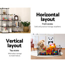 12 Cube Mesh Wire Storage Cabinet