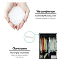 16 Cube Portable Storage Cabinet Wardrobe - Black & White