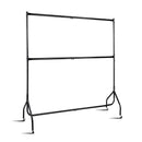 6FT Double Metal Garment Display Rail - Black