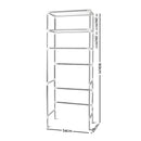 3 Tier Bathroom Storage Rack Over Toilet Steel Towel Racking Shelf Organiser