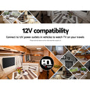 Devanti 24" Inch LED TV Combo Built-In DVD Player DC 12V Caravan Boat USB