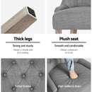 French Provincial Dining Chair - Grey