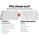 Devanti 9 Tray Food Dehydrators Commercial Beef Jerky Maker Fruit Dryer Black