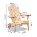 Outdoor Chairs Furniture Beach Chair Lounge Wooden Adirondack Garden Patio