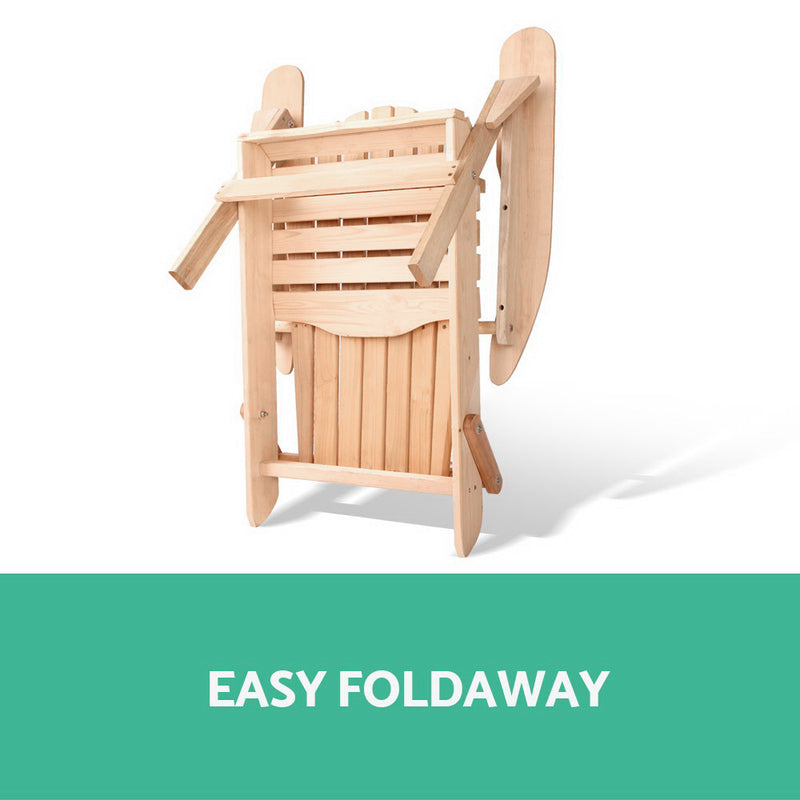 Outdoor Chairs Furniture Beach Chair Lounge Wooden Adirondack Garden Patio
