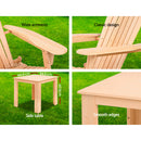 3 Piece Outdoor Beach Chair and Table Set