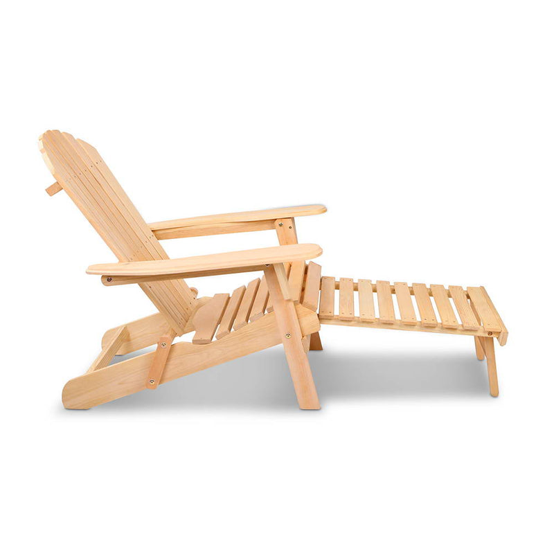 Outdoor Furniture Sun Lounge Chairs Beach Chair Recliner Adirondack Patio Garden