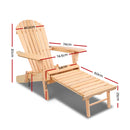 Set of 2 Outdoor Sun Lounge Chairs Patio Furniture Beach Chair Lounger