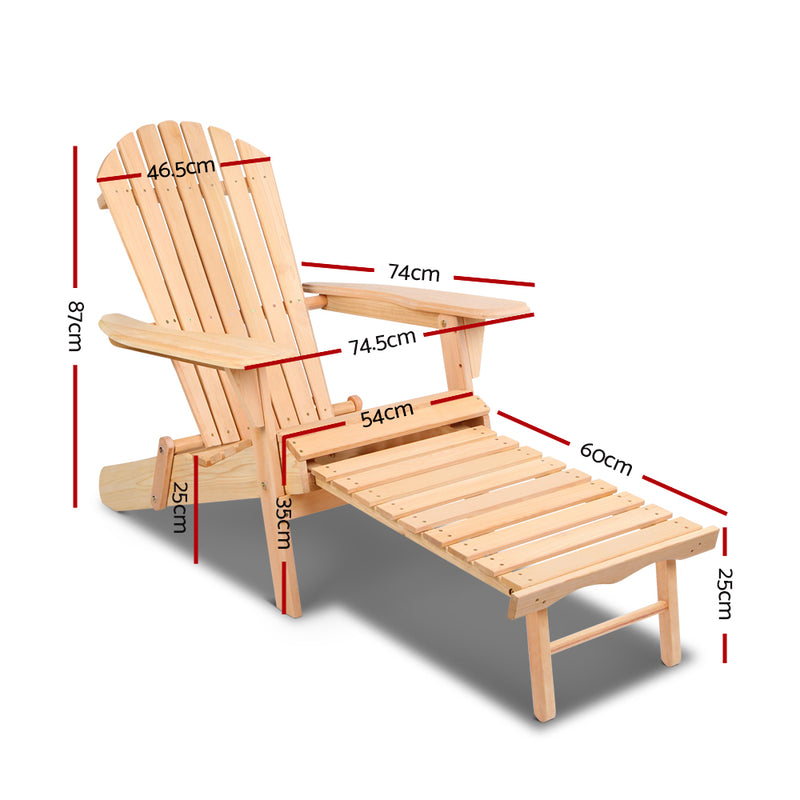 Set of 2 Outdoor Sun Lounge Chairs Patio Furniture Beach Chair Lounger