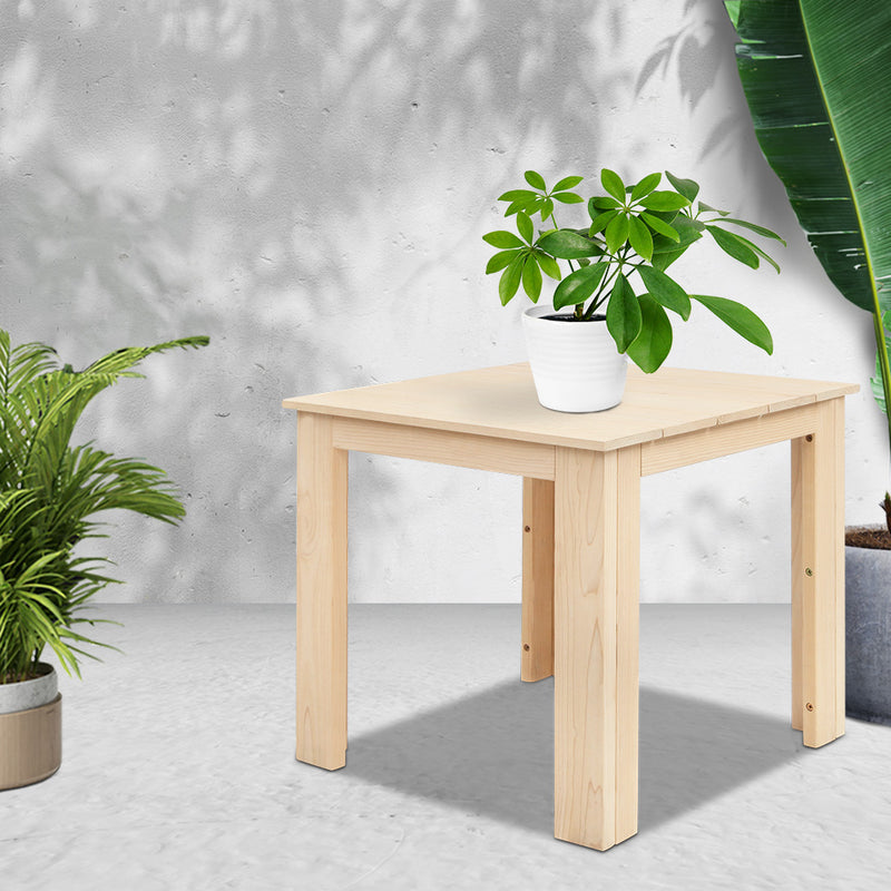 Wooden Outdoor Side Beach Table