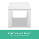 Outdoor Side Beach Table - White