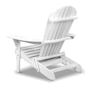 Outdoor Furniture Adirondack Chairs Beach Chair Lounge Wooden Patio Garden