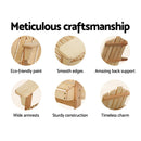 Outdoor Sun Lounge Beach Chairs Table Setting Wooden Adirondack Patio Natural Wood Chair