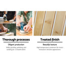 Outdoor Sun Lounge Beach Chairs Table Setting Wooden Adirondack Patio Natural Wood Chair