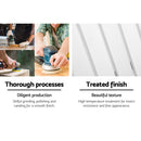 Outdoor Sun Lounge Beach Chairs Table Setting Wooden Adirondack Patio Chair White